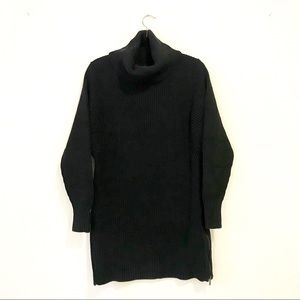 Banana Republic Oversized Black Turtleneck Sweater